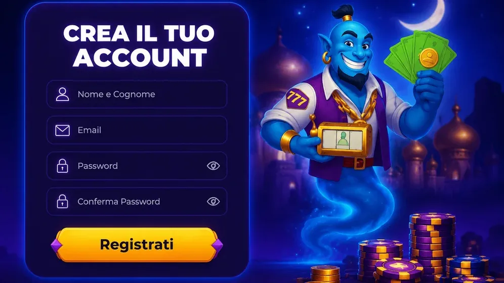 modulo di registrazione con campi dati personali